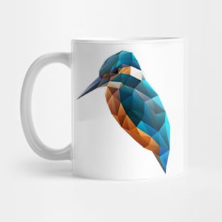 Low Poly Kingfisher Mug